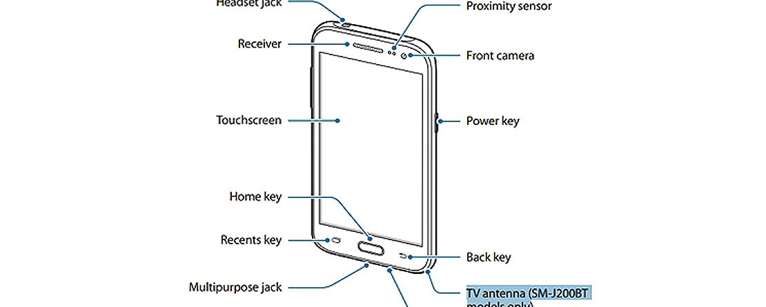 Samsung Galaxy J2 DTV with digital TV receiver