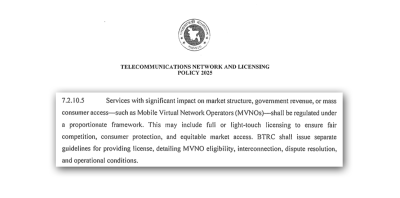 New Policy 2025: Bangladesh Telecom Opens Doors to MVNOs
